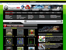 Tablet Screenshot of playgamehit.com
